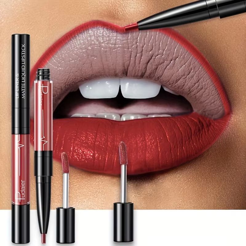 Ultra-Precise Waterproof High Pigment Lip Liner - Smooth, Sweatproof, Long-Lasting Lip Contour Pencil