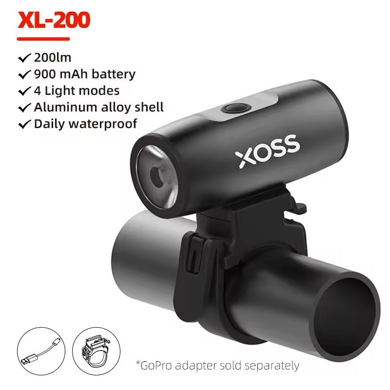 Rechargeable Bike Headlight Waterproof Aluminum Front Lamp