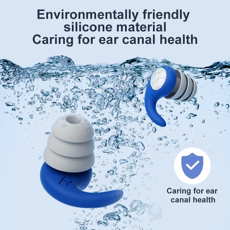 Noise Reduction Ear Plugs Set – Waterproof Silicone Protection – High-Yield Sleep & Swimming Interaction Hub