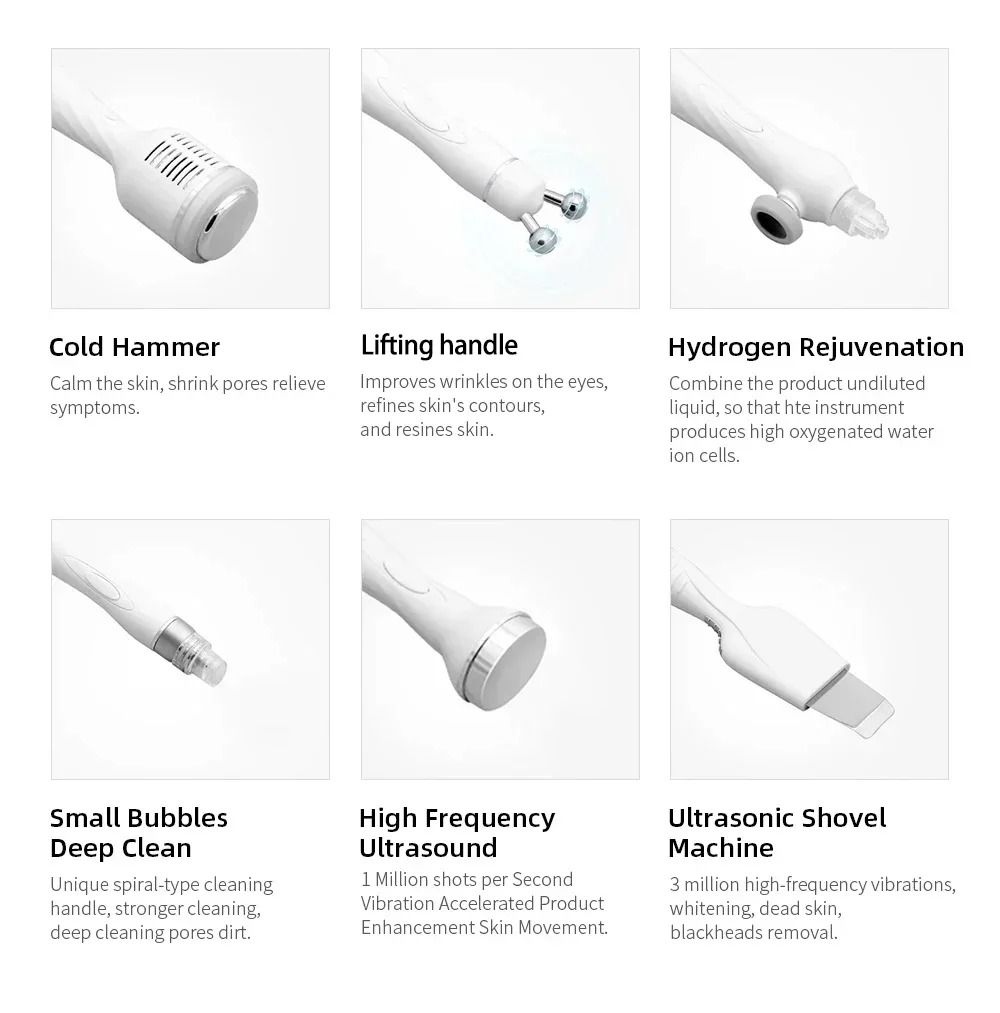 Hydrogen Oxygen Small Bubble Beauty Multifunction Skin Care Device