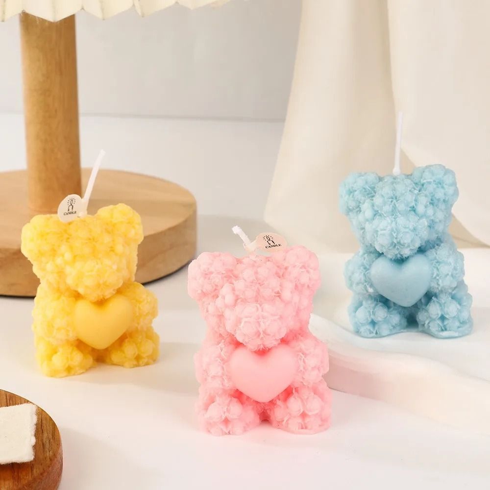 Creative Rose Bear Scented Candle