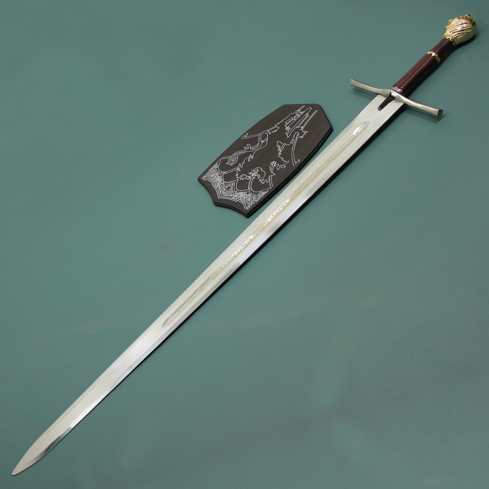 Chronicles Of Narnia Prince Sword Replica Gold King Peter's Sword Rhindon Narnia