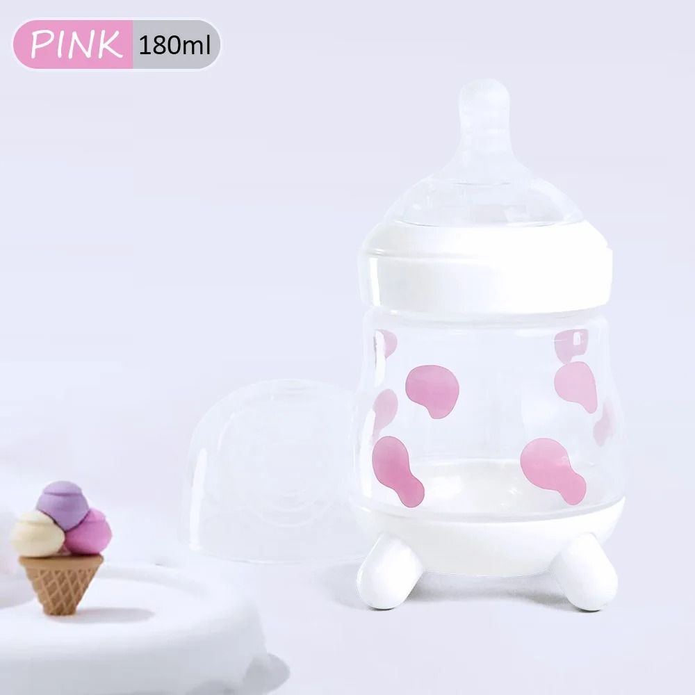 Cow-Charming Anti-Colic Baby Feeding Bottle