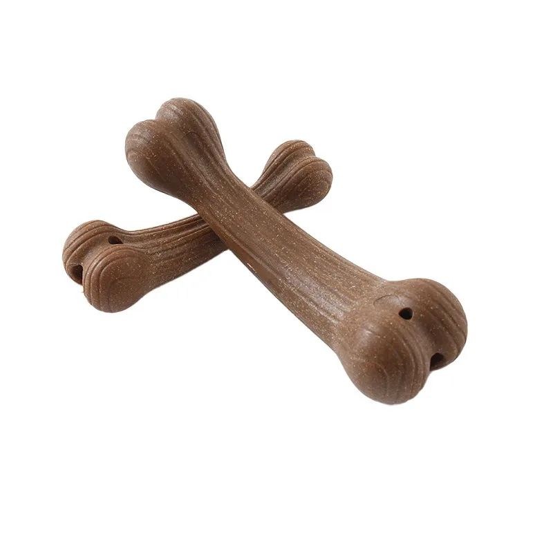Bamboo Dog Dental Chew Bone – Interactive Teeth Grinding & Cleaning Training Toy