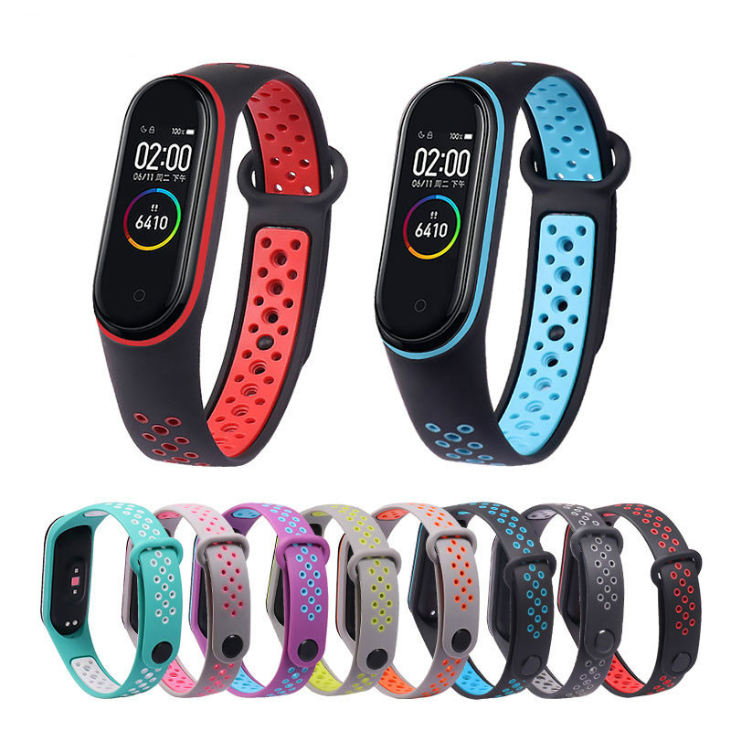 Breathable Strap for Smart Watch, Replacement Wrist Bracelet for Xiaomi Miband, Durable Miband Strap for Comfort