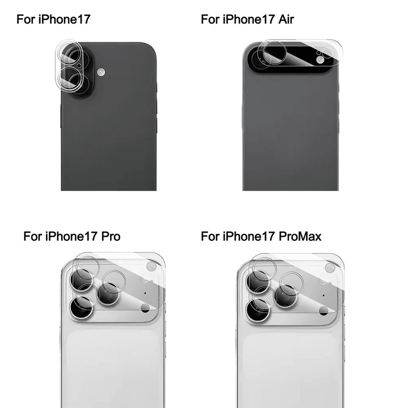 Tempered Glass Camera Lens Protector for iPhone Ultra Clear Protection