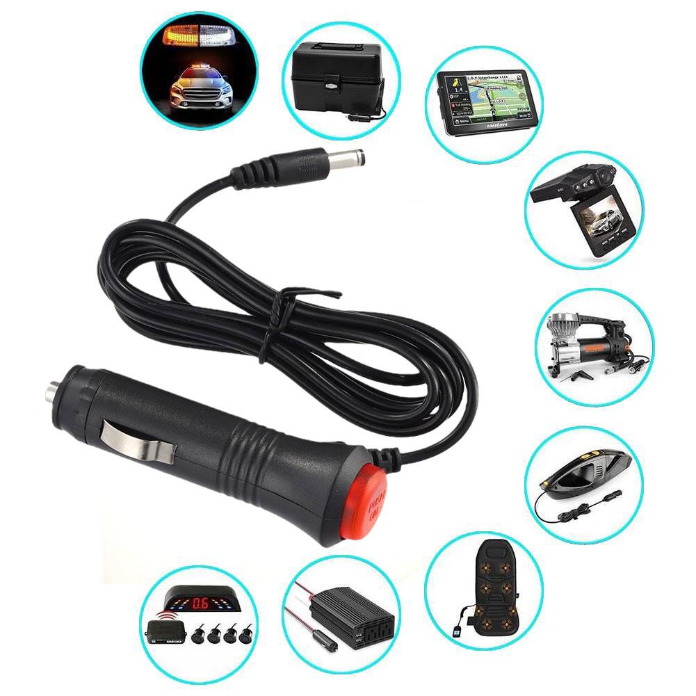 Car Cigarette Lighter Socket Splitter Adapter with Power Switch for Appliances