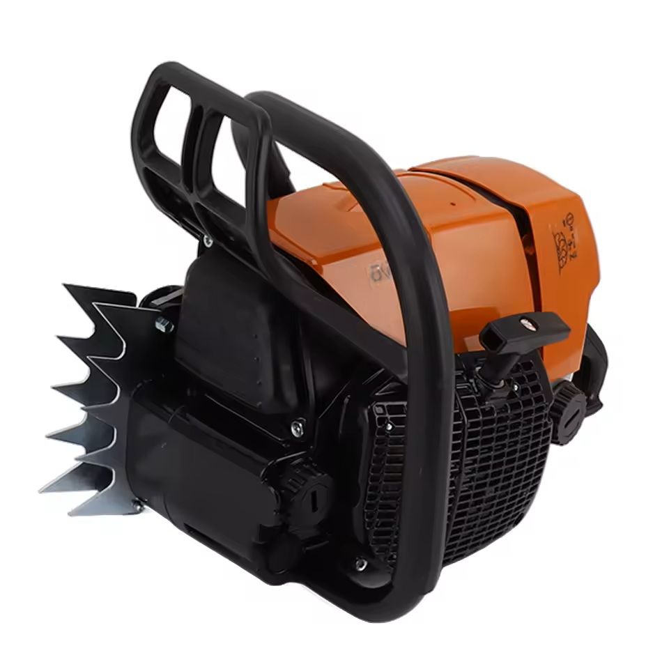 Gasoline Chain Saw Power Head with Fast Start and Safety Stop