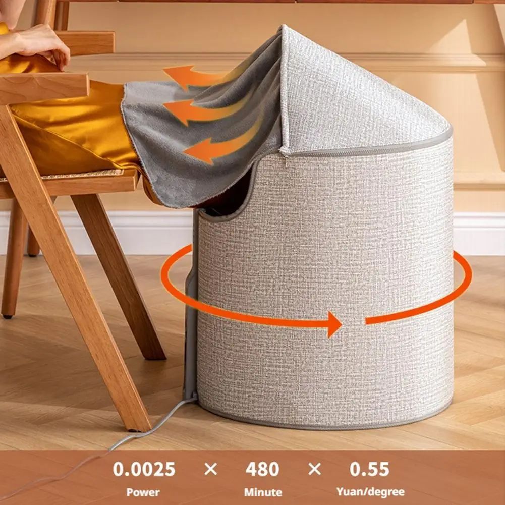 Electric Foot Warmer Under Desk with Adjustable Heat Settings