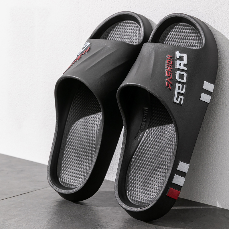Summer Non-Slip Men Shower Slippers, Fashion Men Massage, Indoor Outdoor Sandals, Beach Flip Flop