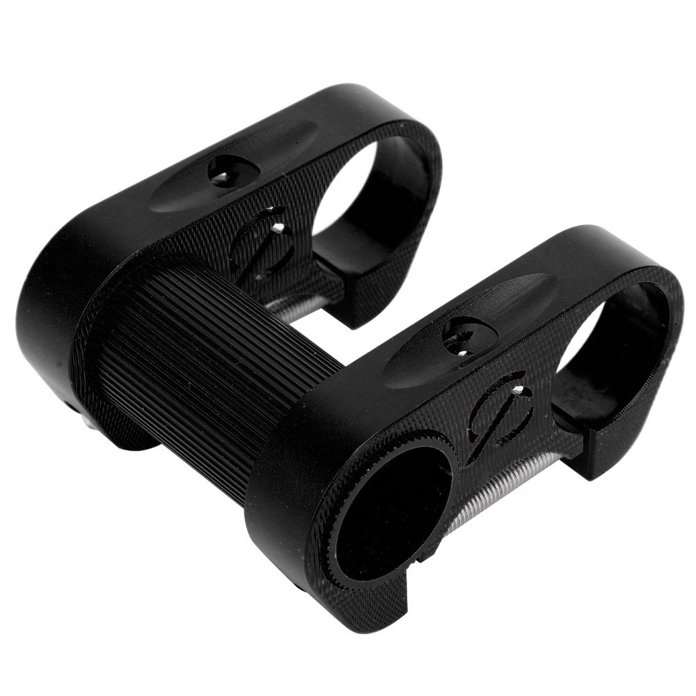 Lightweight Aluminum Alloy Folding Bike Handlebar, Hollow Adjustable Bicycle Stem, Double Stem Handlebar