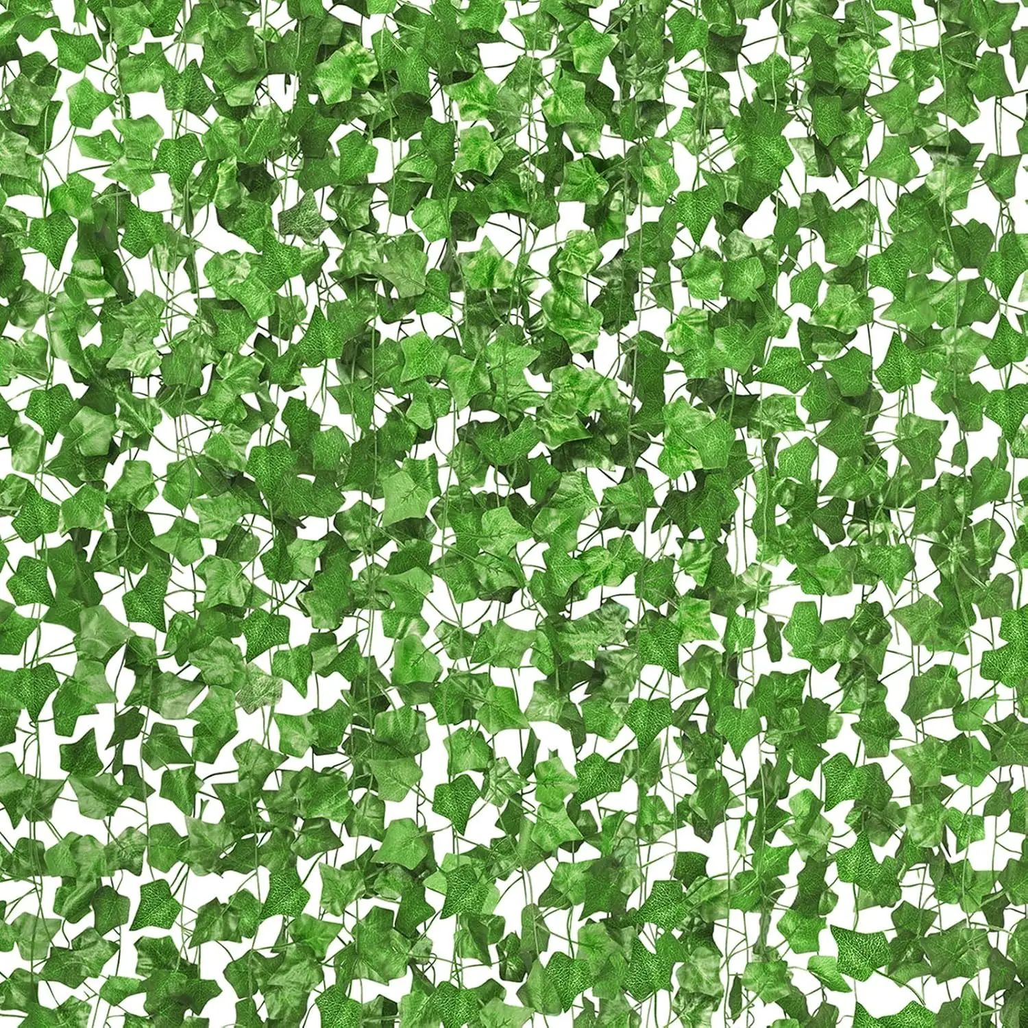 Artificial Ivy Leaf Garland Hanging Greenery Decor for Home Garden and Events