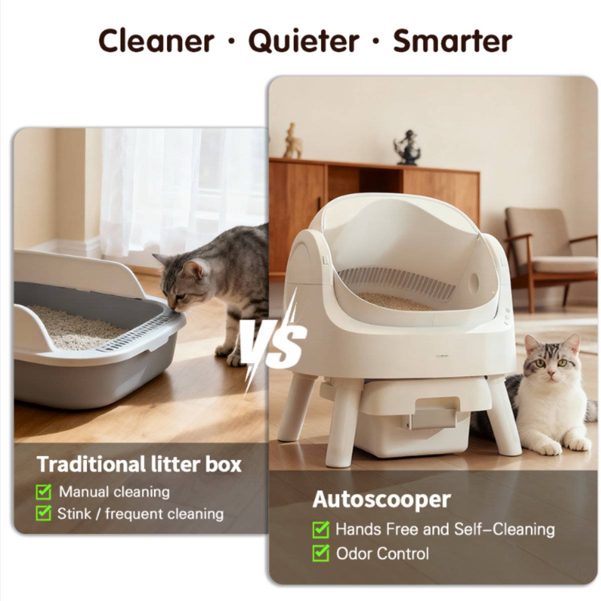 🔥 Autoscooper 11 Self‑Cleaning Cat Litter Box