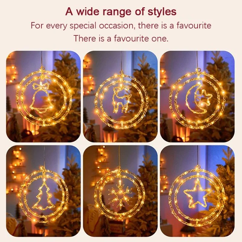 LED Christmas Figure Hanging Lights