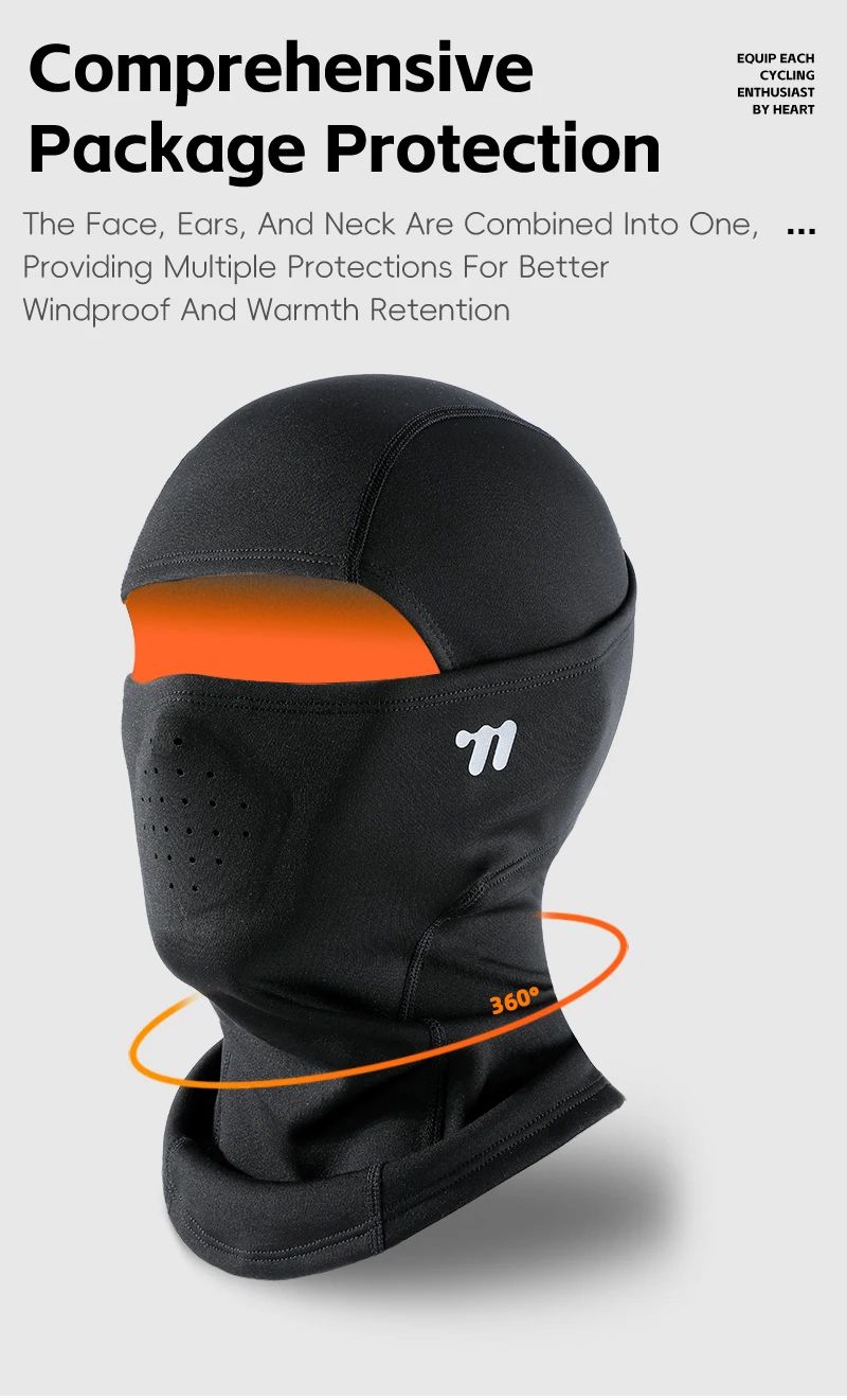 WEST BIKING Winter Fleece Balaclava Windproof Thermal Face Mask