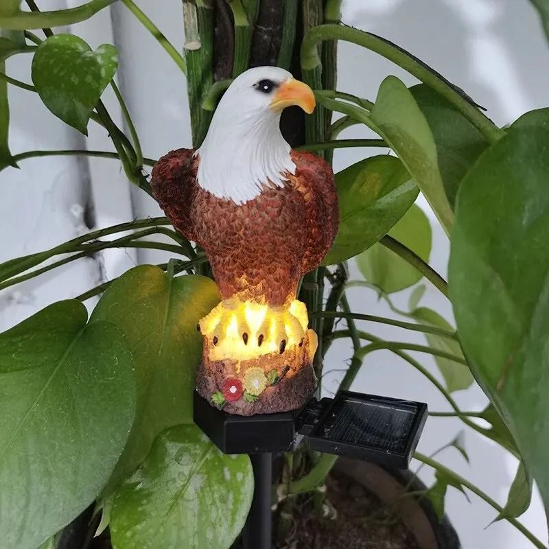 Solar Eagle Garden Light Outdoor LED Lawn Lamp Decorative Patio Solar Light