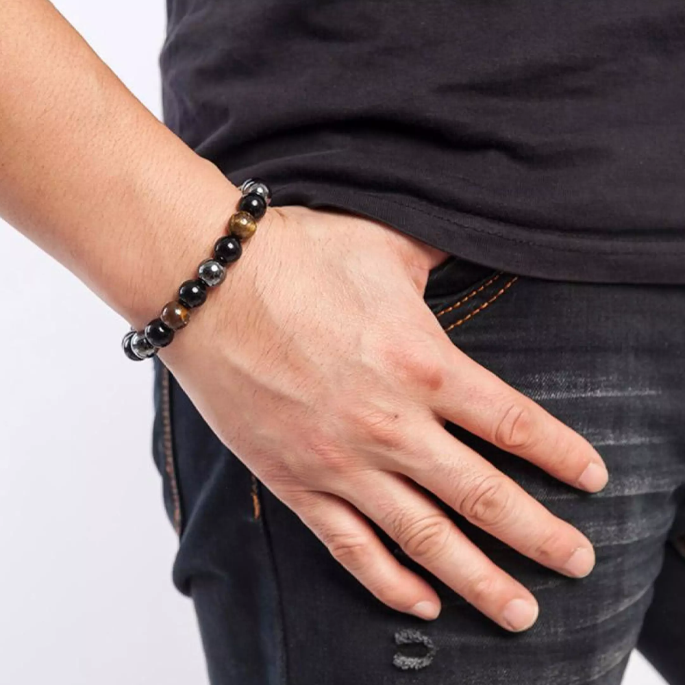 Lymphatic Drainage TigerEye Bracelet