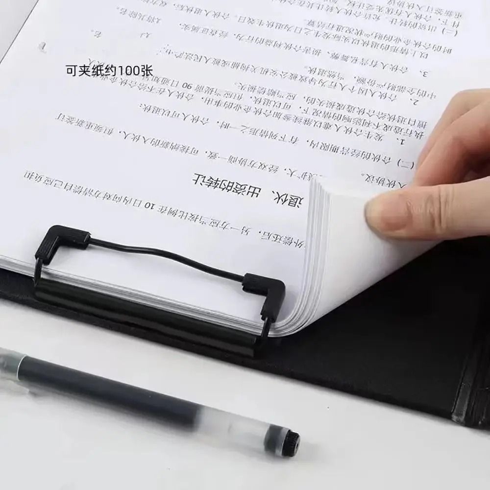 Professional PU Leather Clipboard Folder A4 A5 Foldable Conference Writing Pad