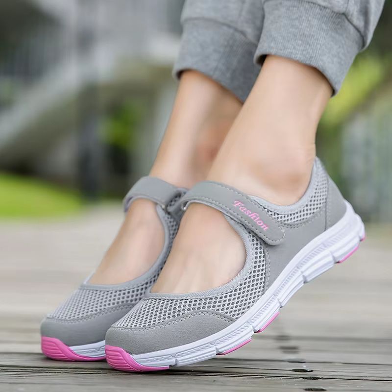 Women's Breathable Vulcanized Mesh Casual Walking Sneakers