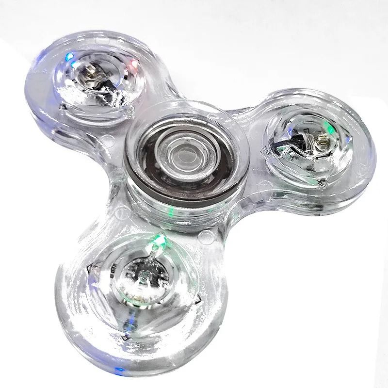 LED Glow Fidget Spinner for Stress Relief