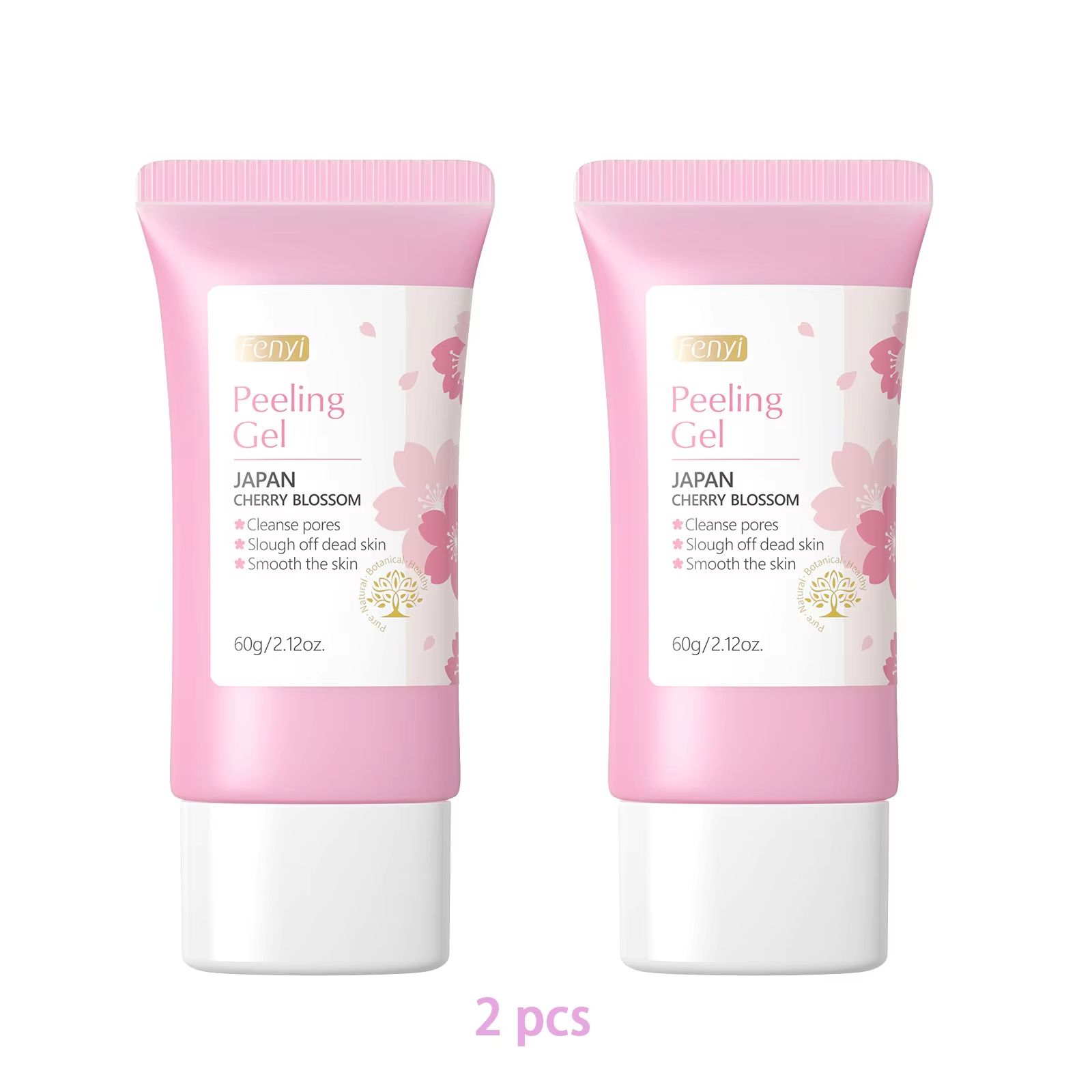 Sakura Deep Cleansing Exfoliating Gel – Brightening Facial Scrub and Moisturizer 60g