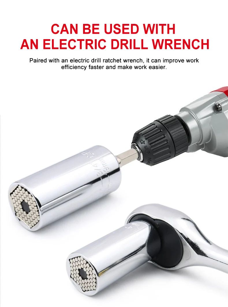 Multifunctional Magic Socket Wrench Tool Set