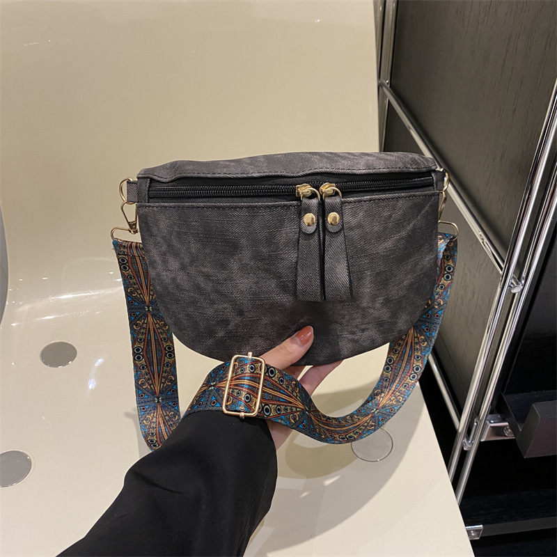 Stylish PU Leather Hobo Satchel Chest Bag Luxury Womens Fashion Waist Pack