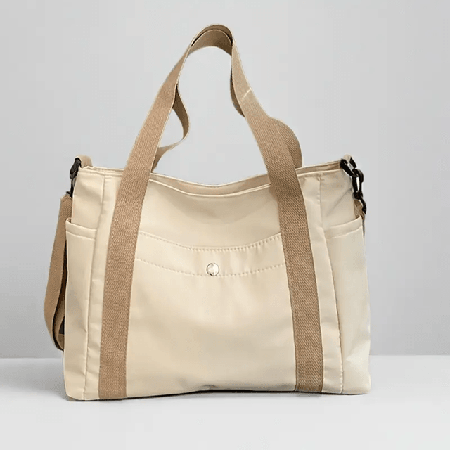 Large Capacity Nylon Crossbody Bag with Adjustable Shoulder Strap