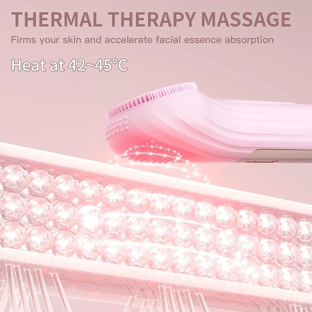 Rechargeable Sonic Facial Cleansing Brush Waterproof Deep Clean Face Scrubber
