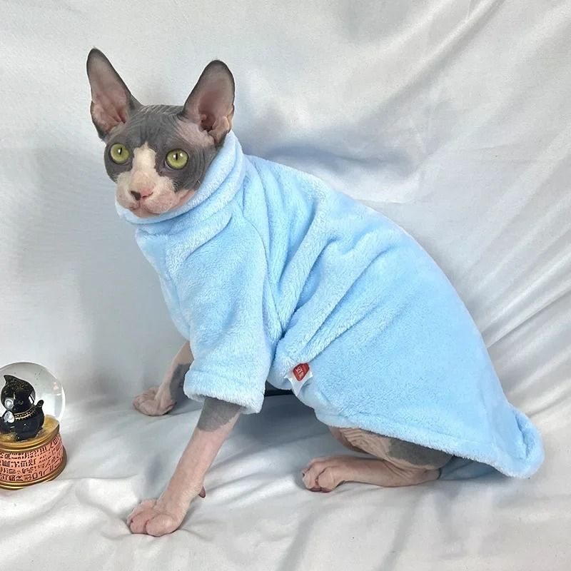 Fashionable Cat and Dog Winter Sweater Pet Hoodie Warm Knit Outfit