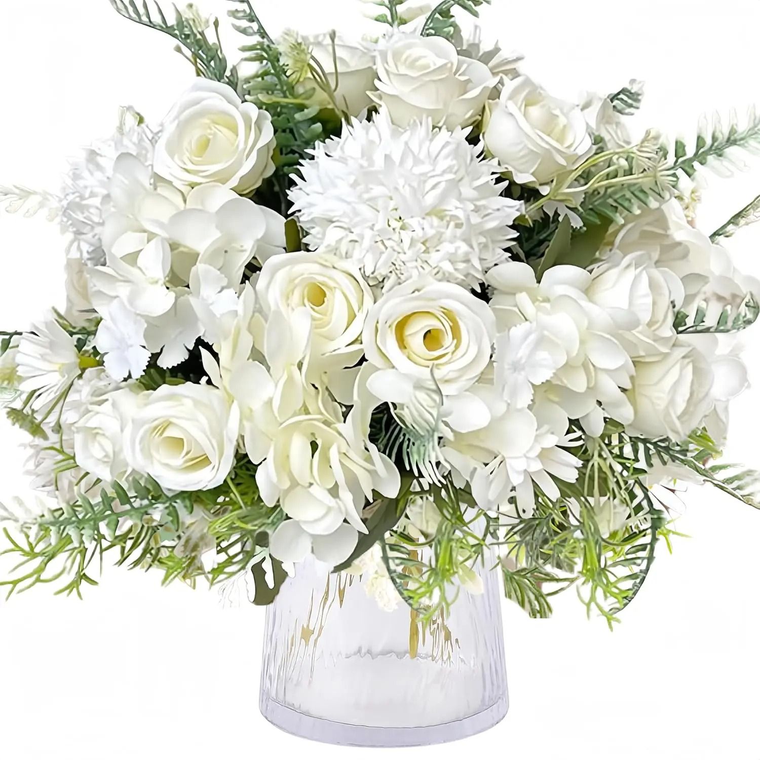 Heritage Silk Rose & Hydrangea Garden Stem