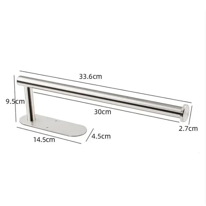 Black Stainless Steel Toilet Paper Holder
