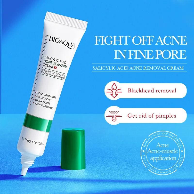 Salicylic Acid Acne Cream for Blackhead Removal and Mark Repair