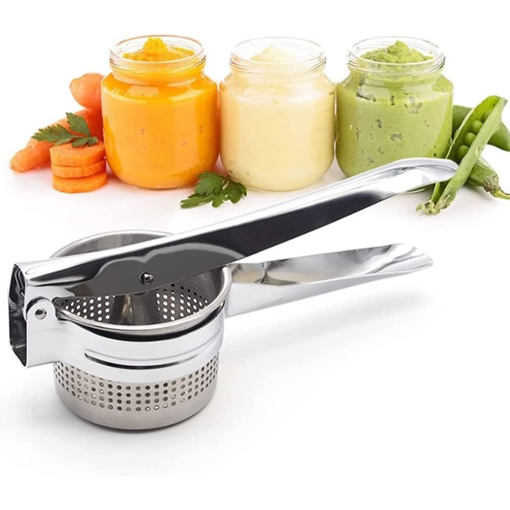 Stainless Steel Potato Masher – Ergonomic Comfort Handle for Effortless Crushing