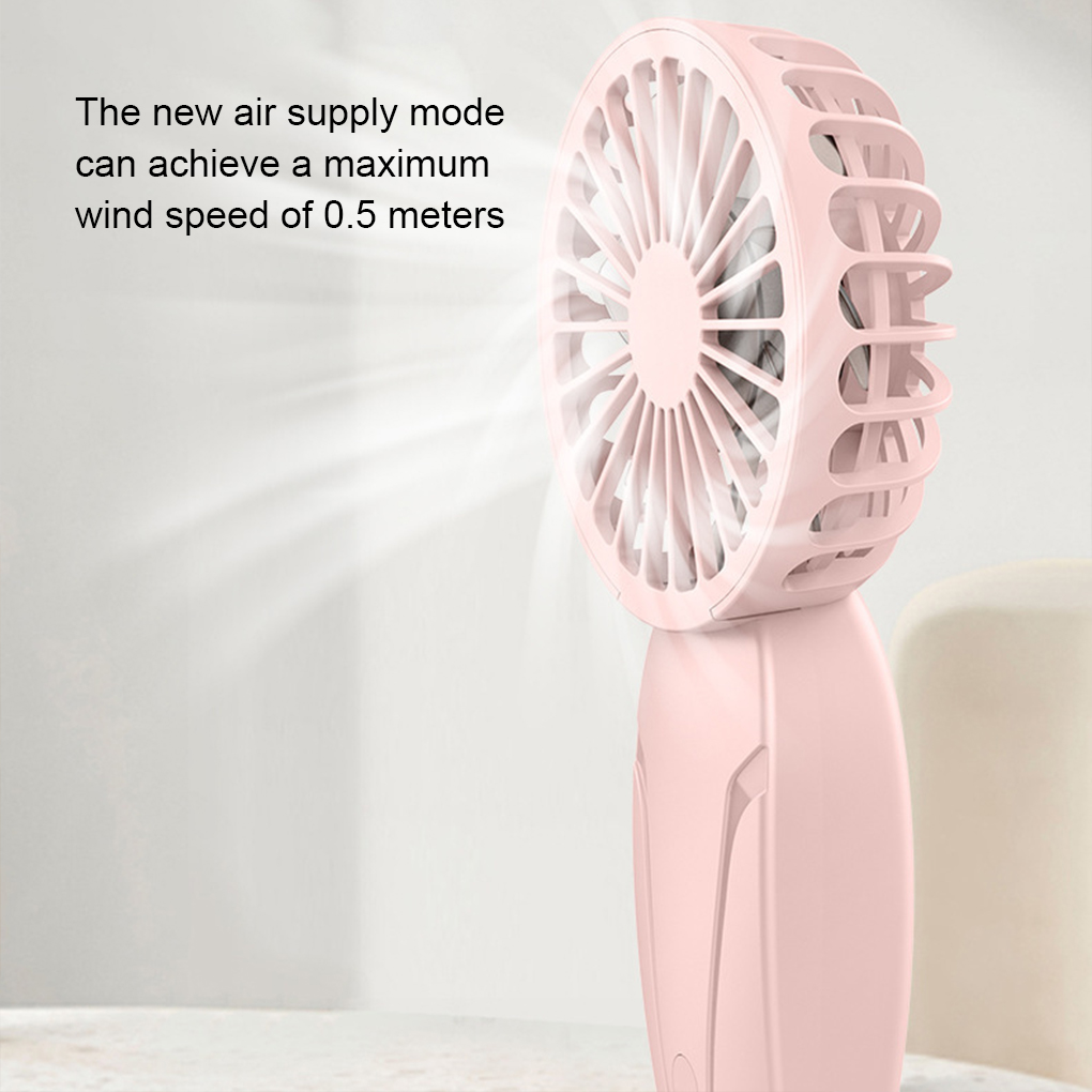 Cute Mini Handheld Fan USB Rechargeable Portable Pocket Fan for Travel and Daily Cooling