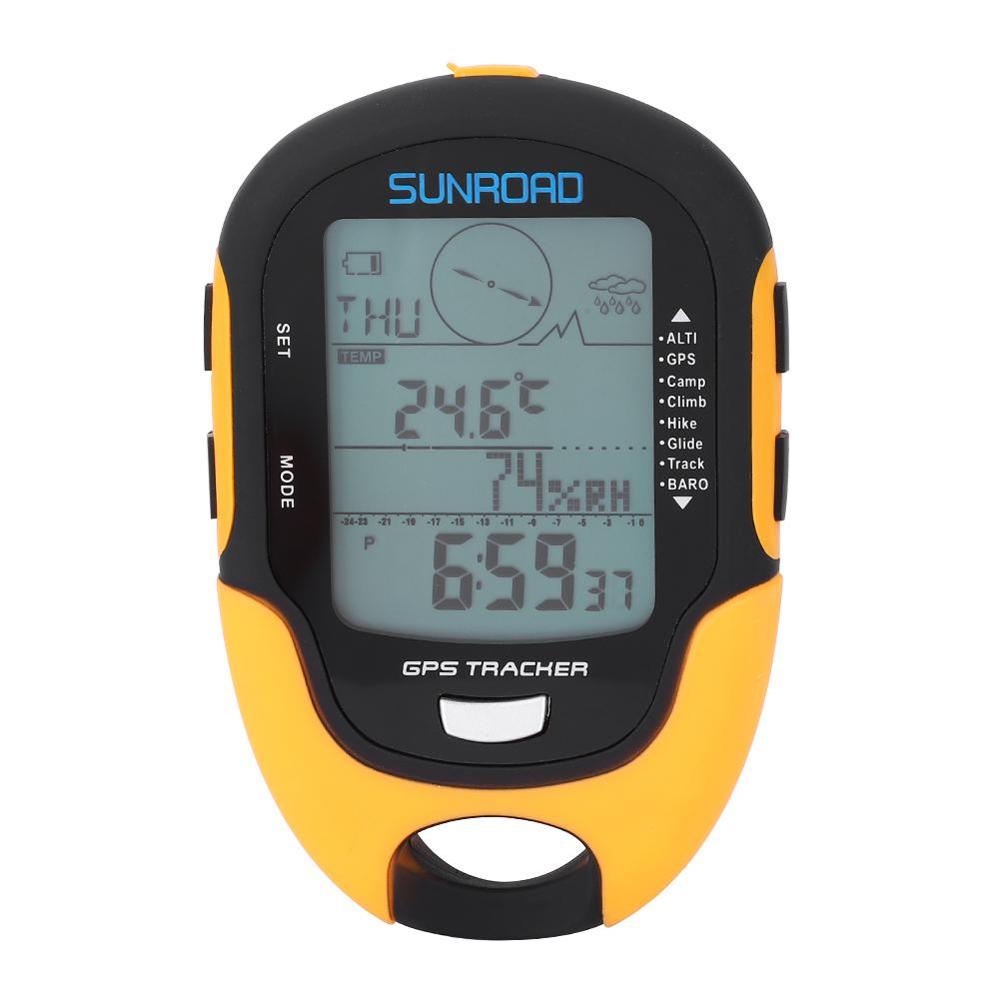 Handheld GPS Navigation Receiver - Portable Digital Altimeter, Barometer & Compass for Hiking & Camping Adventures