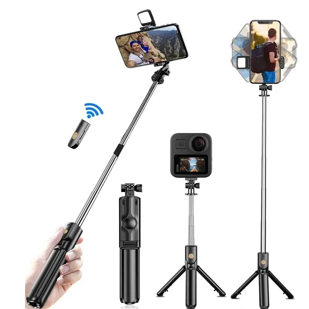 360 Degree Flexible Selfie Stick Tripod