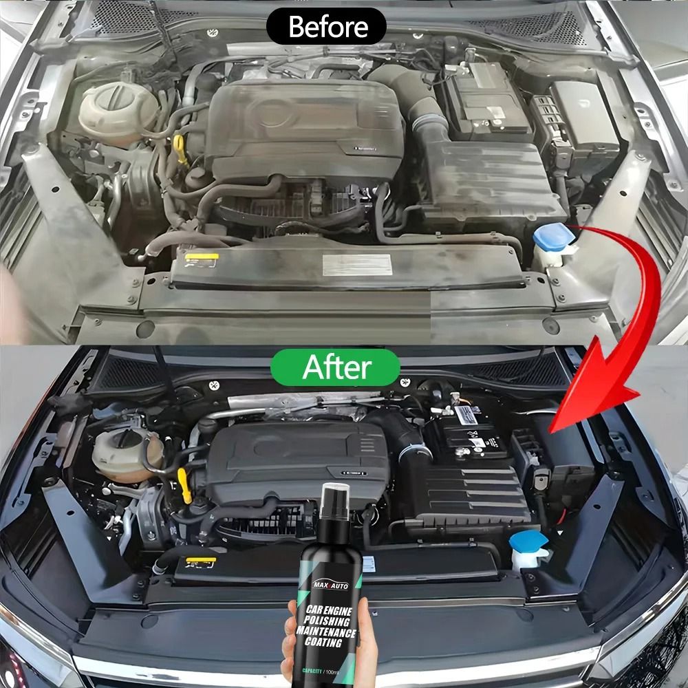 Car Engine Bay Cleaner and Restorer for Powerful Decontamination and Shine
