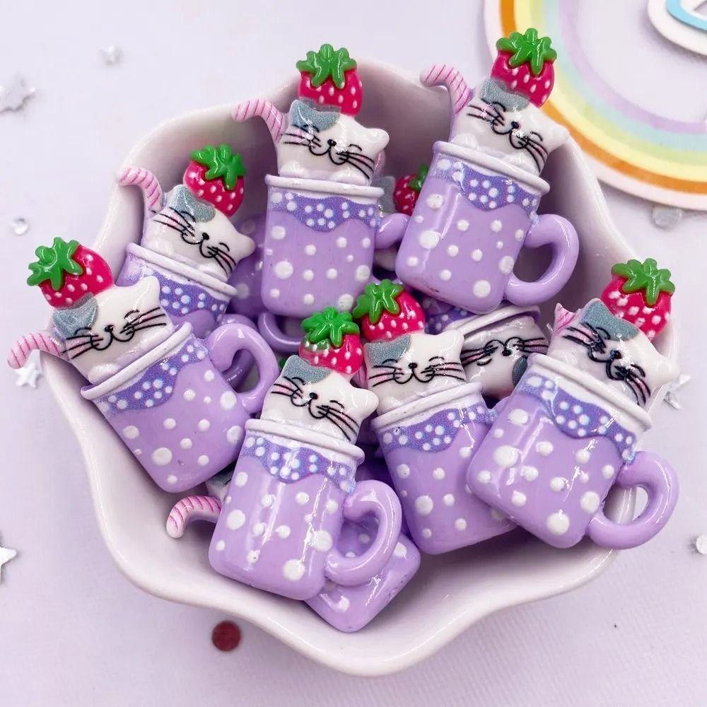 Kawaii Cat Narrative Figurines – High-Definition Miniature Architectural Sculpture