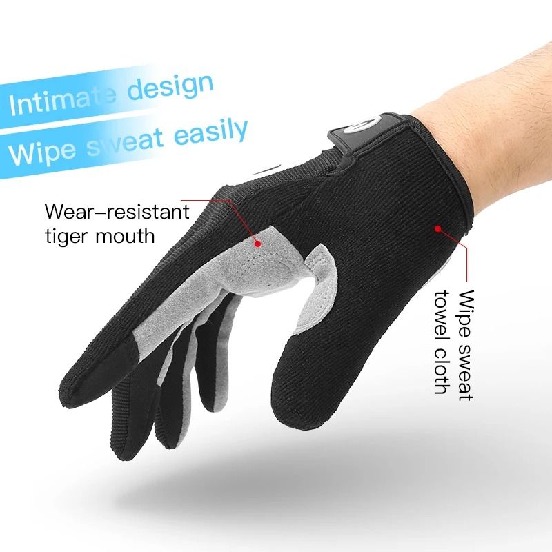 Autumn Winter Cycling Gloves with Touch Screen and Shock Protection
