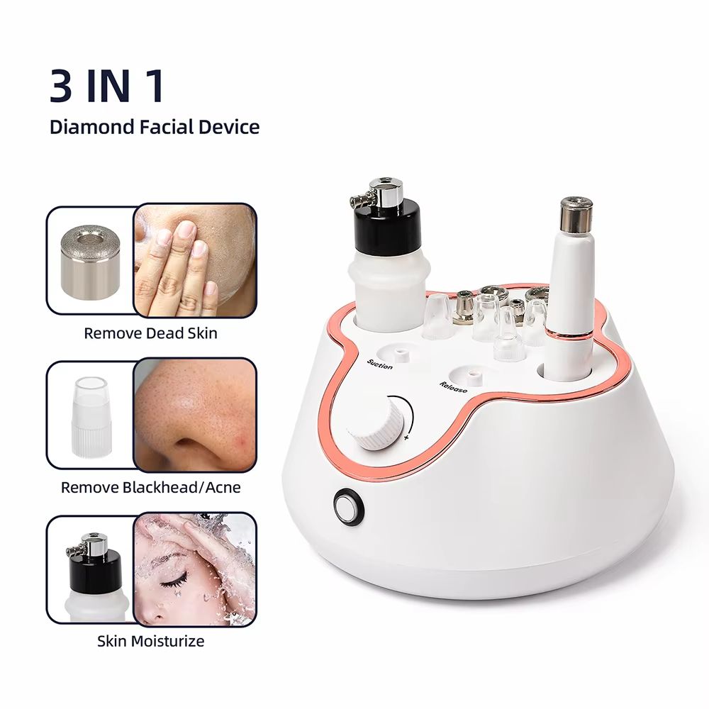 Professional Diamond Microdermabrasion Machine – Home Facial Exfoliation & Deep Cleaning Skin Care Device