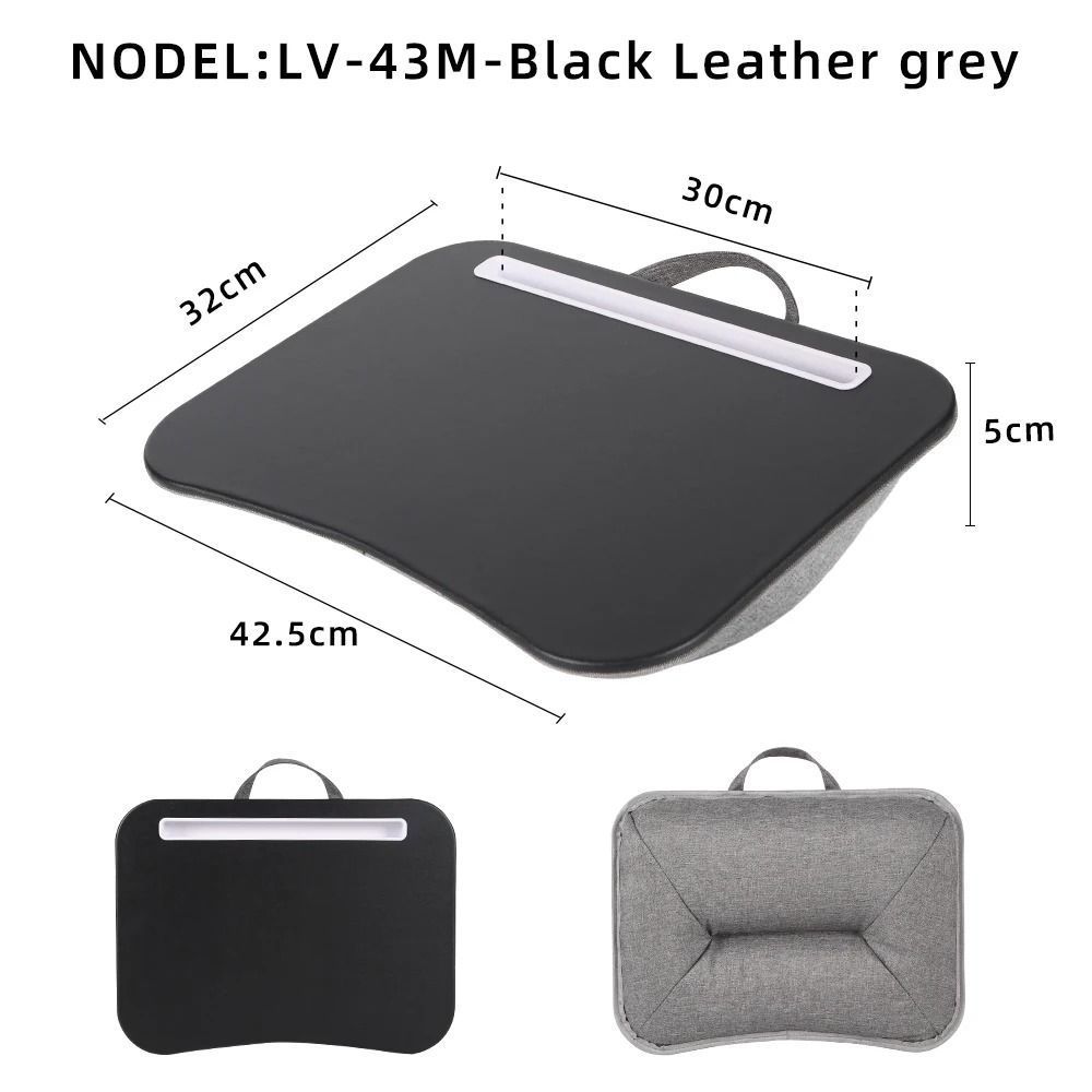Multifunctional Laptop Desk with Cushion and Mouse Pad