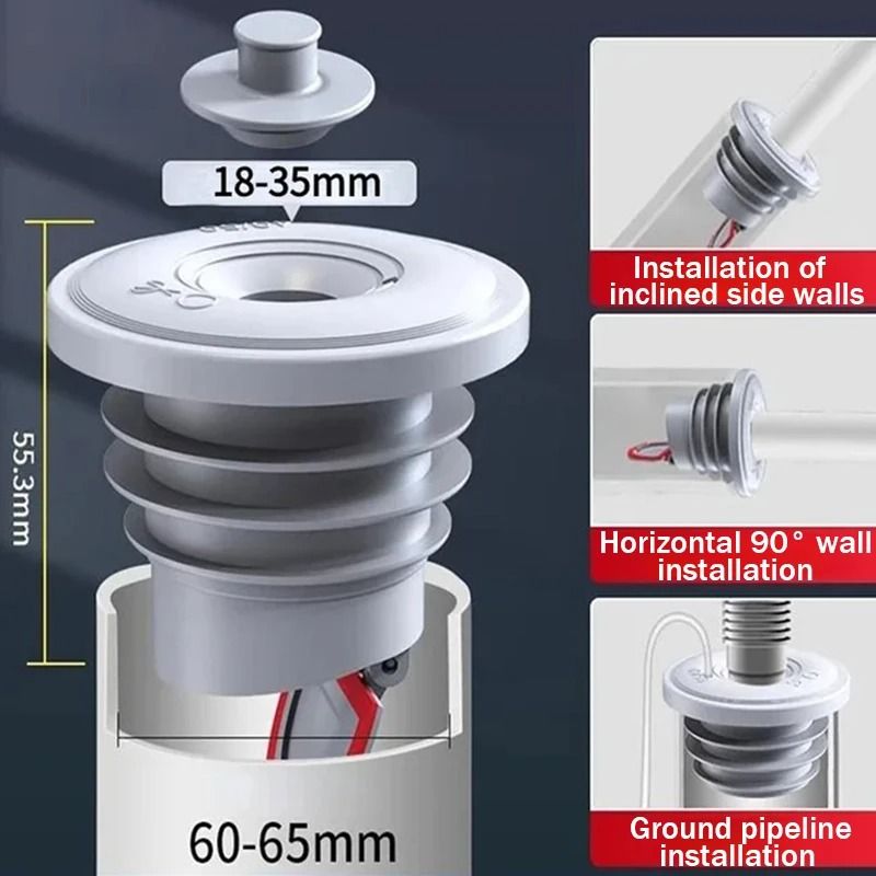 Silicone Sewer Seal Ring for Bathroom Kitchen Sink and Washing Machine