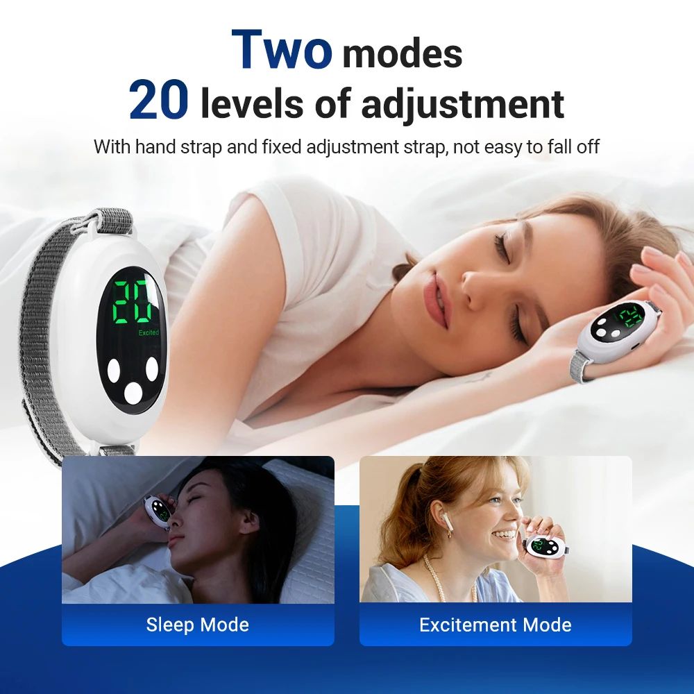 PulseCalm Microcurrent Palm Sleep Aid Device