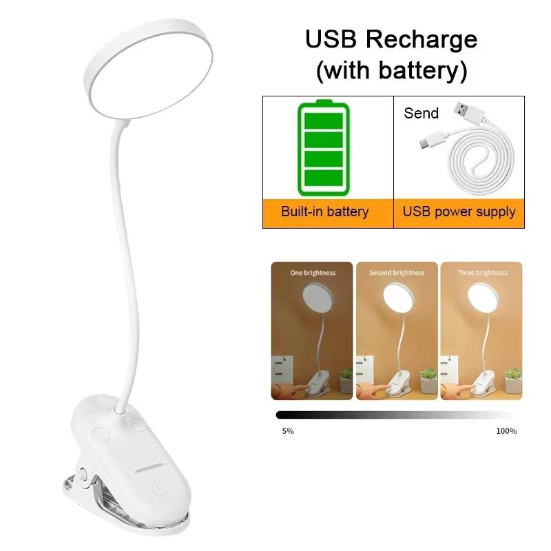 Wireless Touch LED Table Lamp USB Rechargeable Atmosphere Night Light