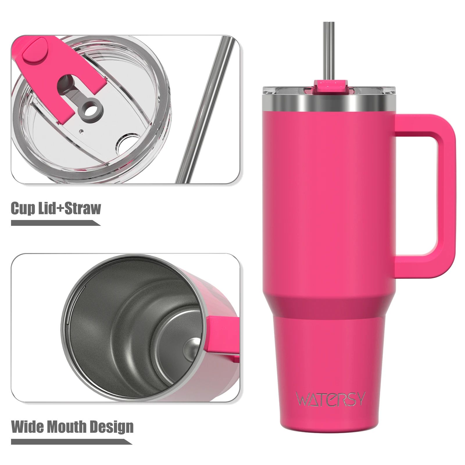 Stainless Steel Insulated Water Bottle – 20oz Vacuum Thermal Coffee & Travel Mug (Hot & Cold)
