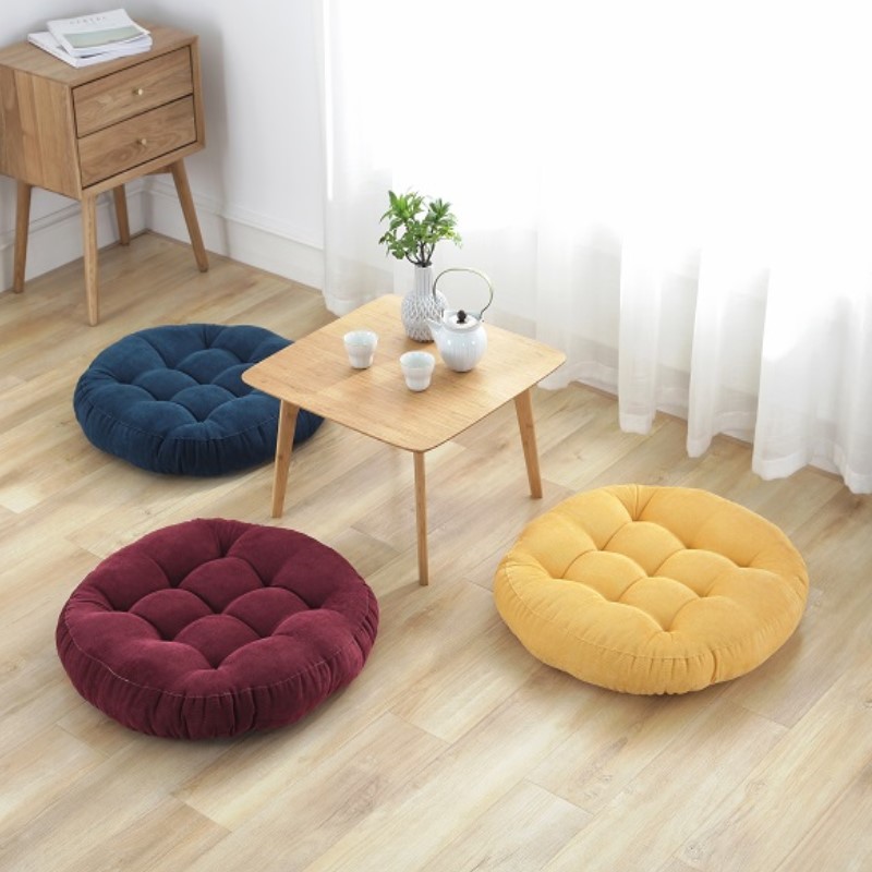 Large Round Cushions Meditation Floor Pillow for Kids Adults Cushion for Yoga Office Floor Seating Living Room