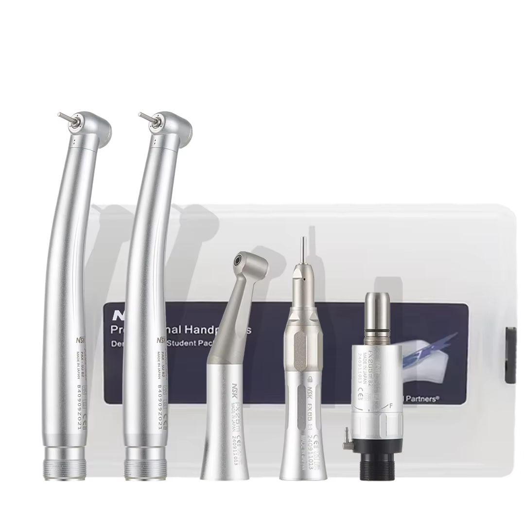 NSK Pana-Max2 Dental Handpiece Set – 1 1 Contra Angle Low & High Speed Turbine