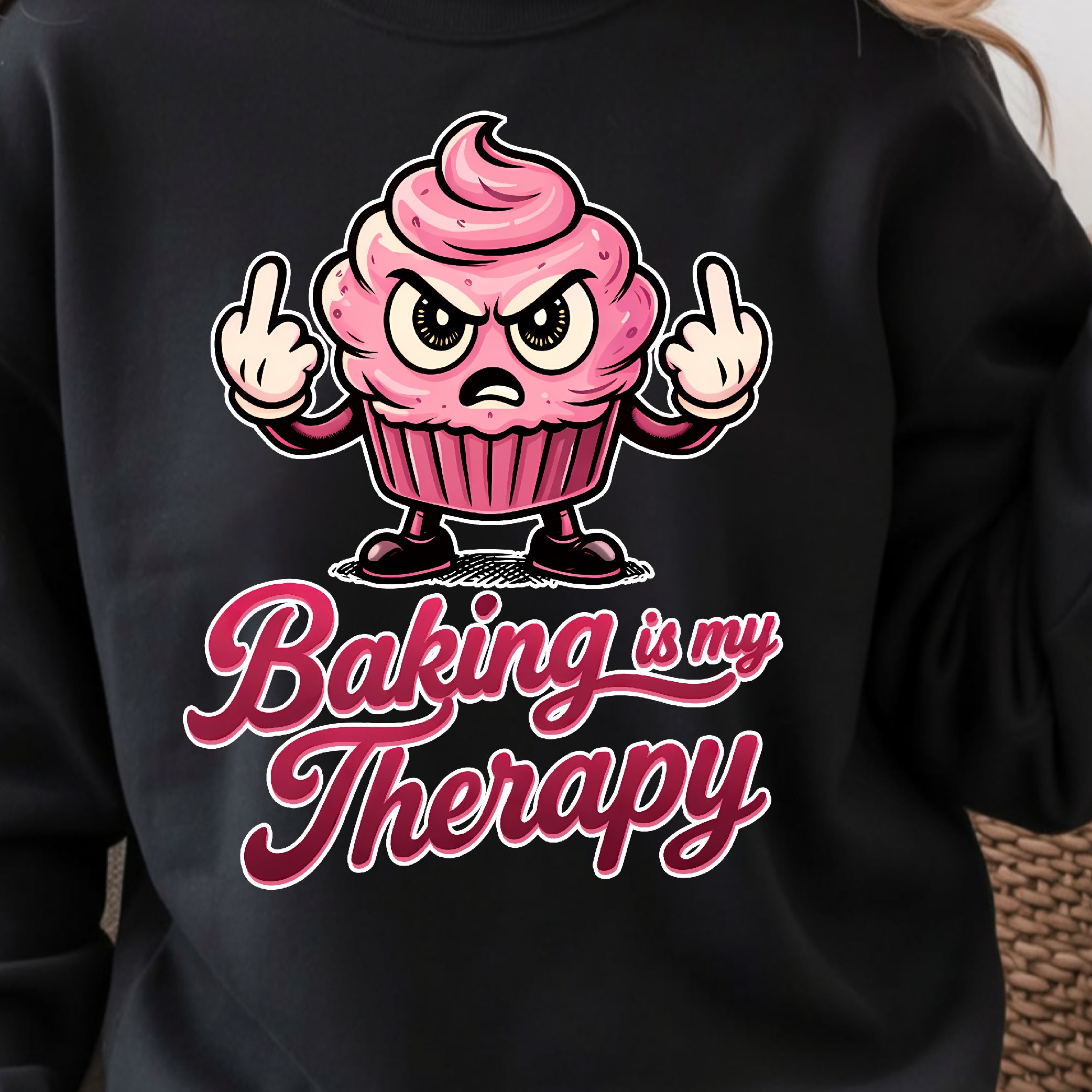 Baking Is My Therapy Shirt, Funny Baking T-Shirt, Baking Lover Tee