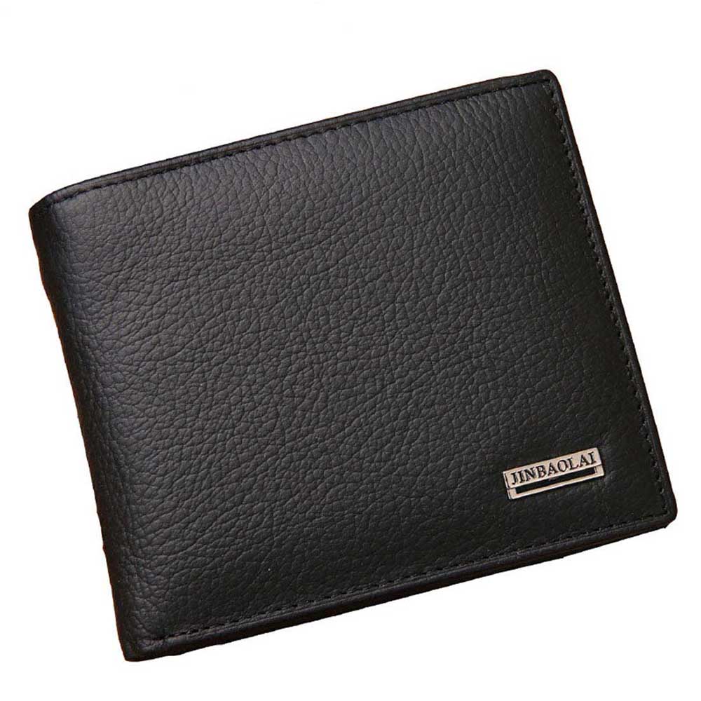 Classic Genuine Leather Mens Wallet with Coin Pocket and Card Holder